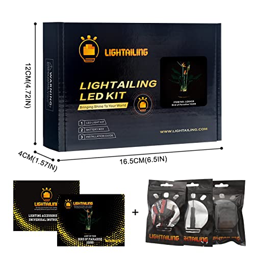Image of LIGHTAILING Light Set for Lego 10289 Bird of Paradise Building Blocks Model: Remote Control Version - Model Set Not Included