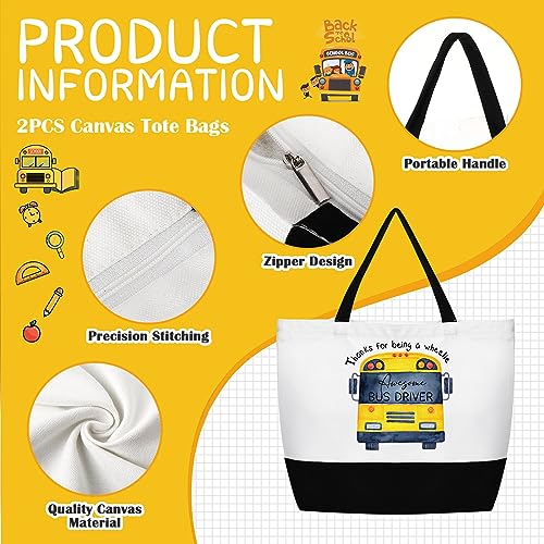 Set 4 Bolsas de Lona para Conductores de Autobús Escolar miniatura 5