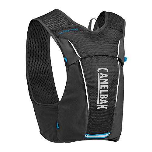 Camelbak Ultra Pro Mochila de Hidratación, Hombre, Negro/Azul (Atomic Blue), M