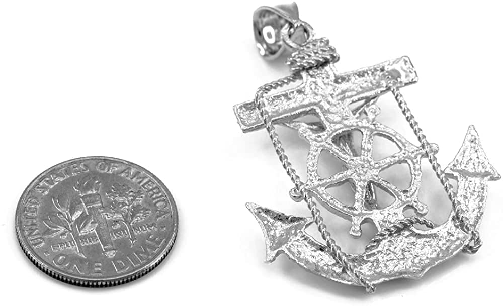 Claddagh Goldmens Fine Jewelry 925 Sterling Silver Mariner