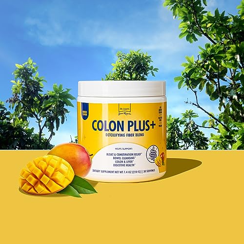Colon Plus, Colon Cleanser, Dietary Psyllium Husk Fiber and Probiotics Supplement, Helps Promote Regularity, Helps Support Intestinal Health and Promote Digestive Health, 30 Servings, Mango Flavor - Image 7