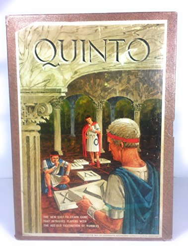 Board Games Vintage Quinto 3M Bookshelf Numbers Game #TOP6