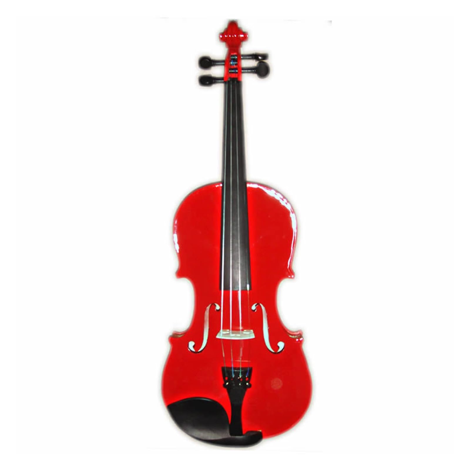 Violini Violini colorati Blu Rosso Verde Violini scuri Violini in tiglio selezionati per principianti di violino(Red)