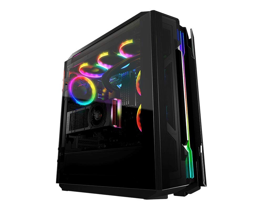 COUGAR Gaming Gemini T Pro RGB Gaming Case 106KMT0008-00 Vidrio Templado Negro