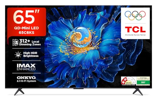 Image of TCL 164 cm (65 inches) 4K Ultra HD Smart QD-Mini LED Google TV 65C6KS
