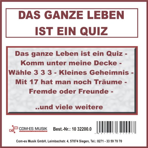 Das Ganze Leben Ist Ein Quiz Film Amazon.co.jp: Das ganze Leben ist ein Quiz : VARIOUS ARTISTS: デジタルミュージック