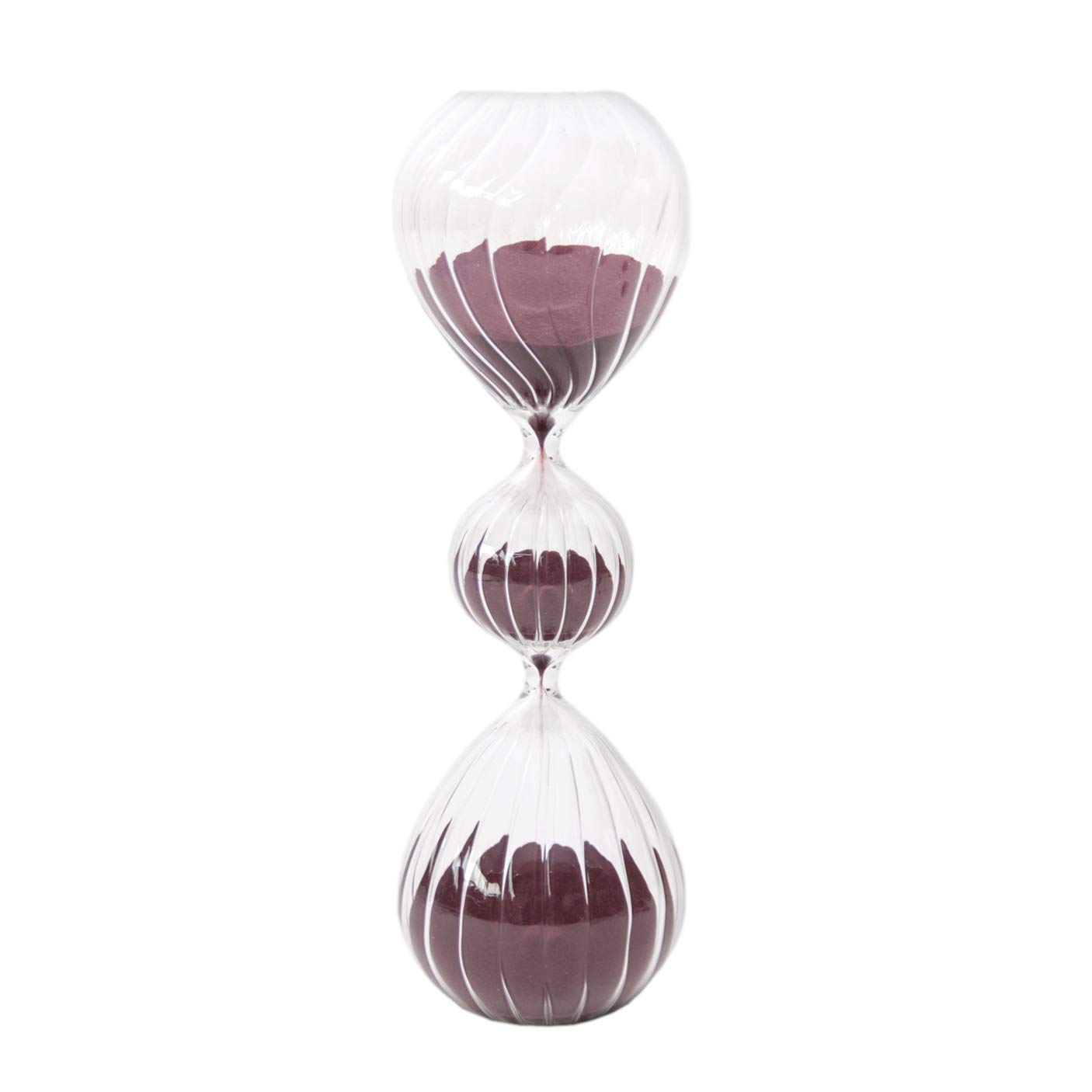 Innova Klepsydra szklana 60 minut fioletowy 10 x 10 x 33 cm