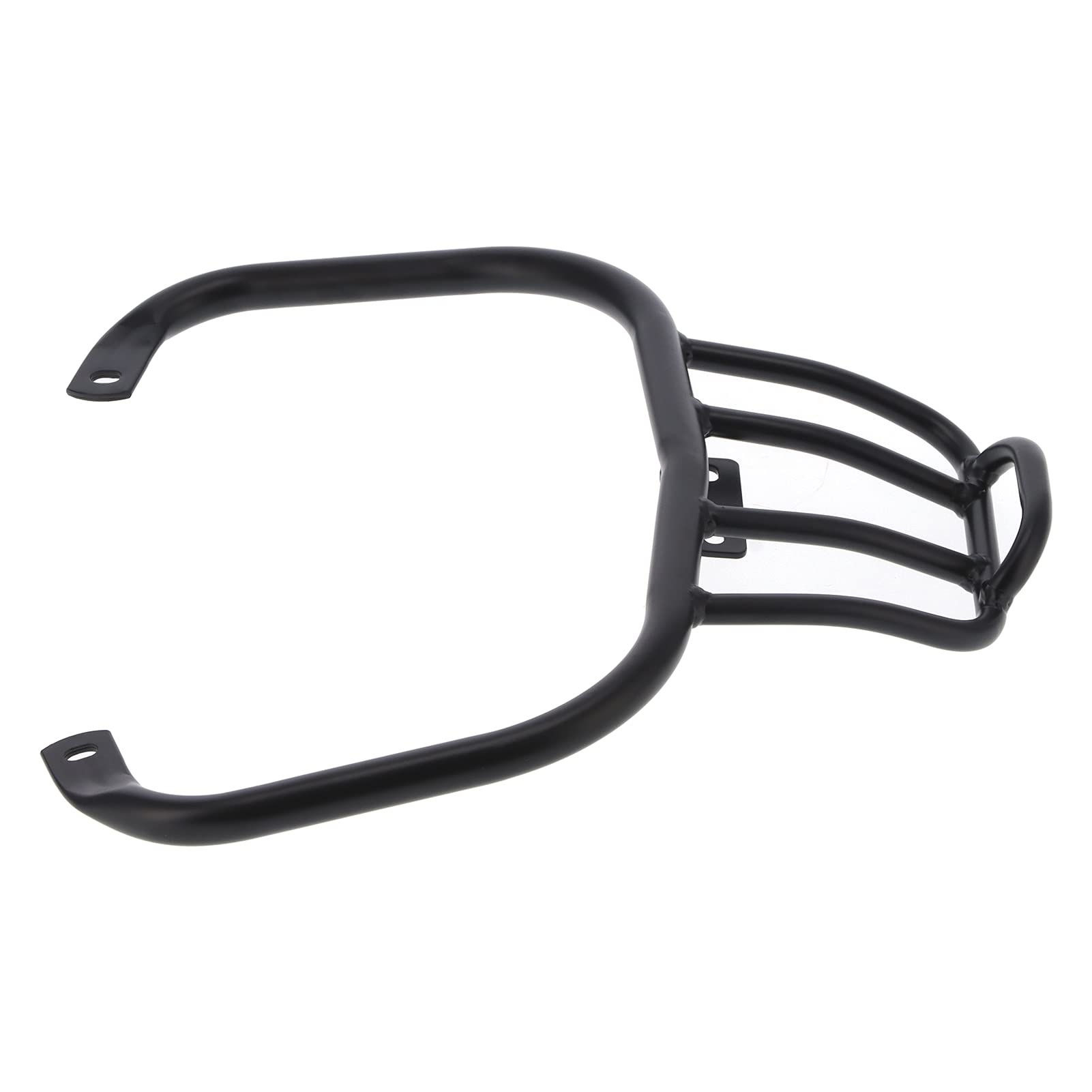Akozon Gepäckträger, Soziushaltebügel Heck CNC Aluminiumlegierung Gepäckträger Hinten Gepäckablage Motorrad-Gepäckhalter Cargos Halter Halterung Fußpedalhalter Gepäckträgerhalterung für Vespa GTS 300