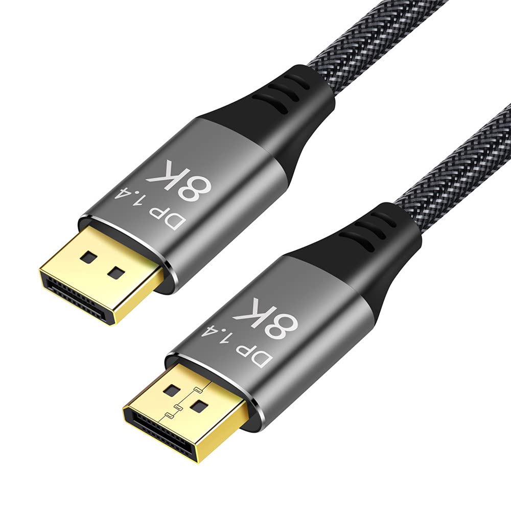 IVANKY 8K Câble DisplayPort 1.4 2M, [Certifié VESA] 8K@60Hz, 4K@ 144Hz
