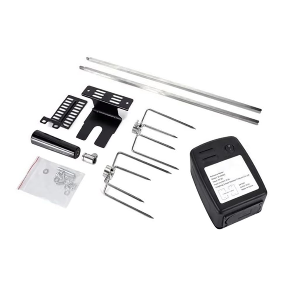 Set di utensili elettrici efficienti per barbecue con cursori regolabili in altezza per barbecue