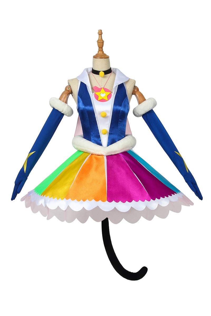 Amazon.co.jp: スター☆トゥインクル プリキュア キュアコスモ マオ コスプレ 用 コスプレ衣装 ハロウイン cosplay 仮装  コスチューム : おもちゃ [マルユリヤ] Z 実物撮影！ スター☆トゥインクル プリキュア 宇宙アイドル マオ コスプレ衣装（靴とウィッグ別売り）  大人 ..., image size:800x1200