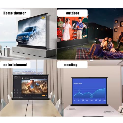 Pantalla manual para proyector de mesa 30 pulg 16:9 miniatura 5
