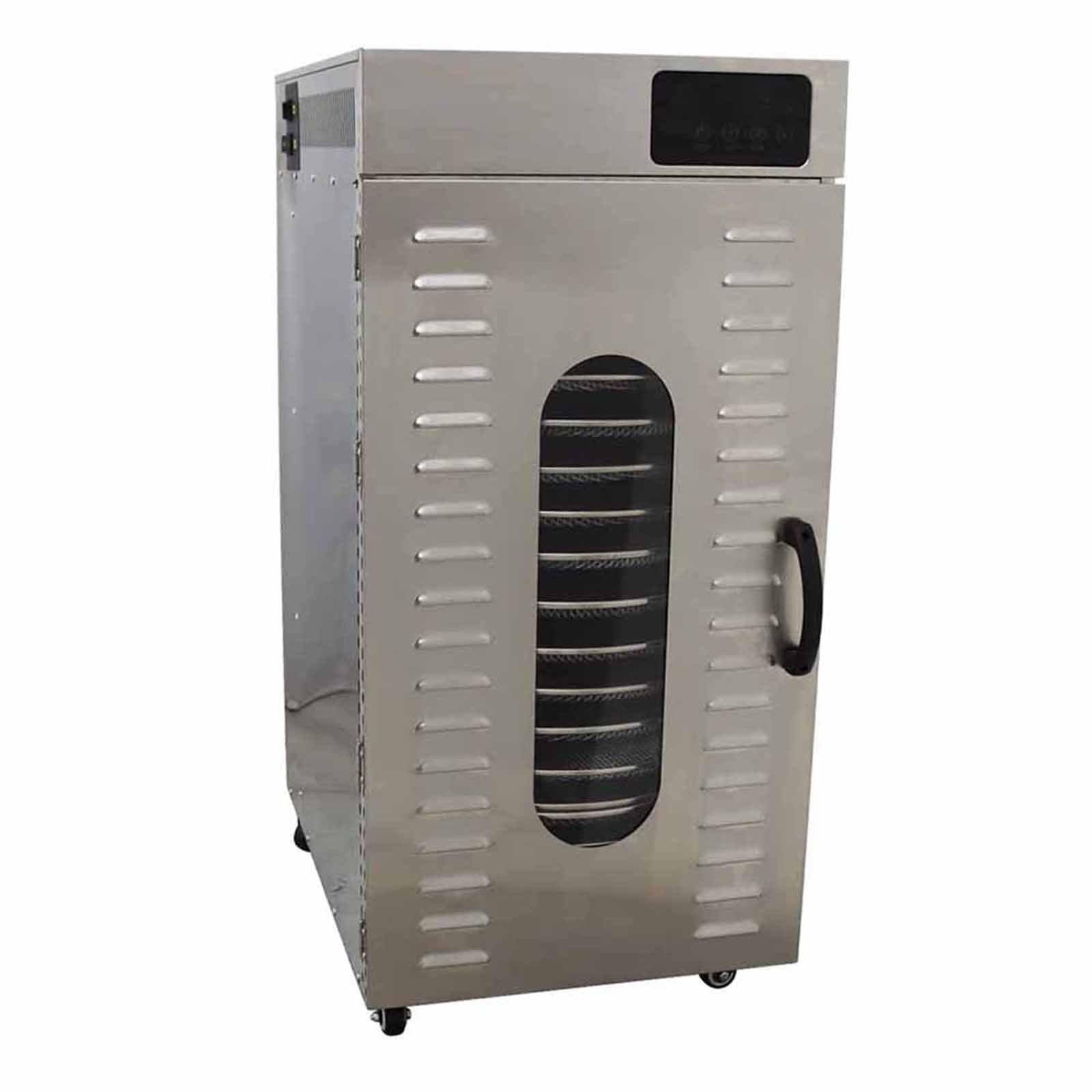Máquina deshidratadora de alimentos rotativa de 20 capas, máquina de secado de frutas y verduras rotativas de acero inoxidable comercial, secadora de alimentos para mascotas, deshidratador 5
