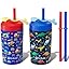 Fimibuke 16oz Kids Insulated Tumbler With Handle & Straws - View #3