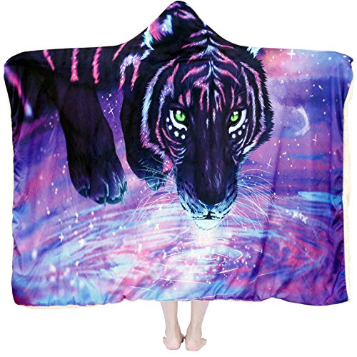 SKOLOO Soft Wearable Blanket for Kids & Adults, Warm Hooded Blanket, Hoodie Plush