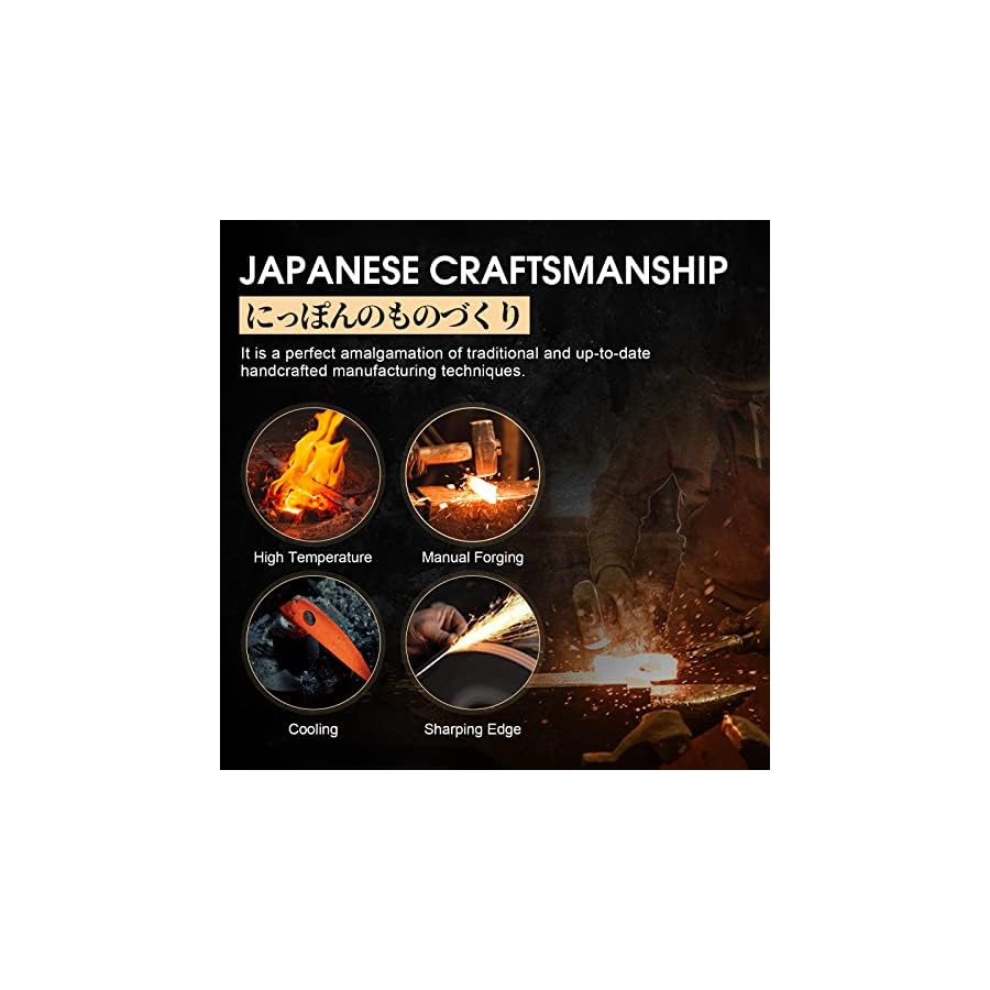 Huusk-Japan-knife-Kiritsuke-Chef-Knife-Professional-9-High-Carbon-Steel-Japanese-Kitchen-Knife-Hand-Forged-Meat-Sushi-Knife-Ultra-Sharp-Cooking-Knife-Full-Tang-Bunka-Knife-for-Sushi-Poultry Huusk Japan knife, Kiritsuke Chef Knife Professional 9" High Carbon Steel Japanese Kitchen Knife Hand Forged Meat Sushi Knife Ultra Sharp Cooking Knife Full Tang Bunka Knife for Sushi Poultry