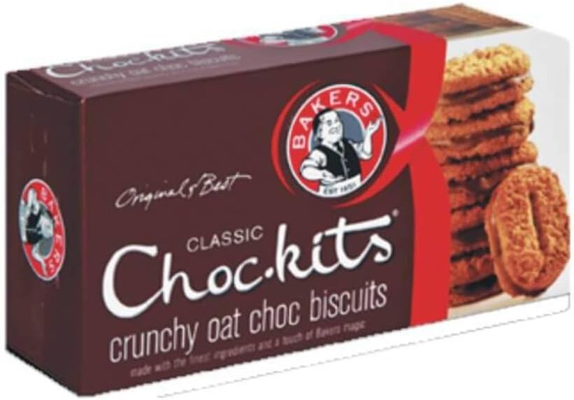 Choc-kits Crunchy Oat Biscuits - Imported from South Africa
