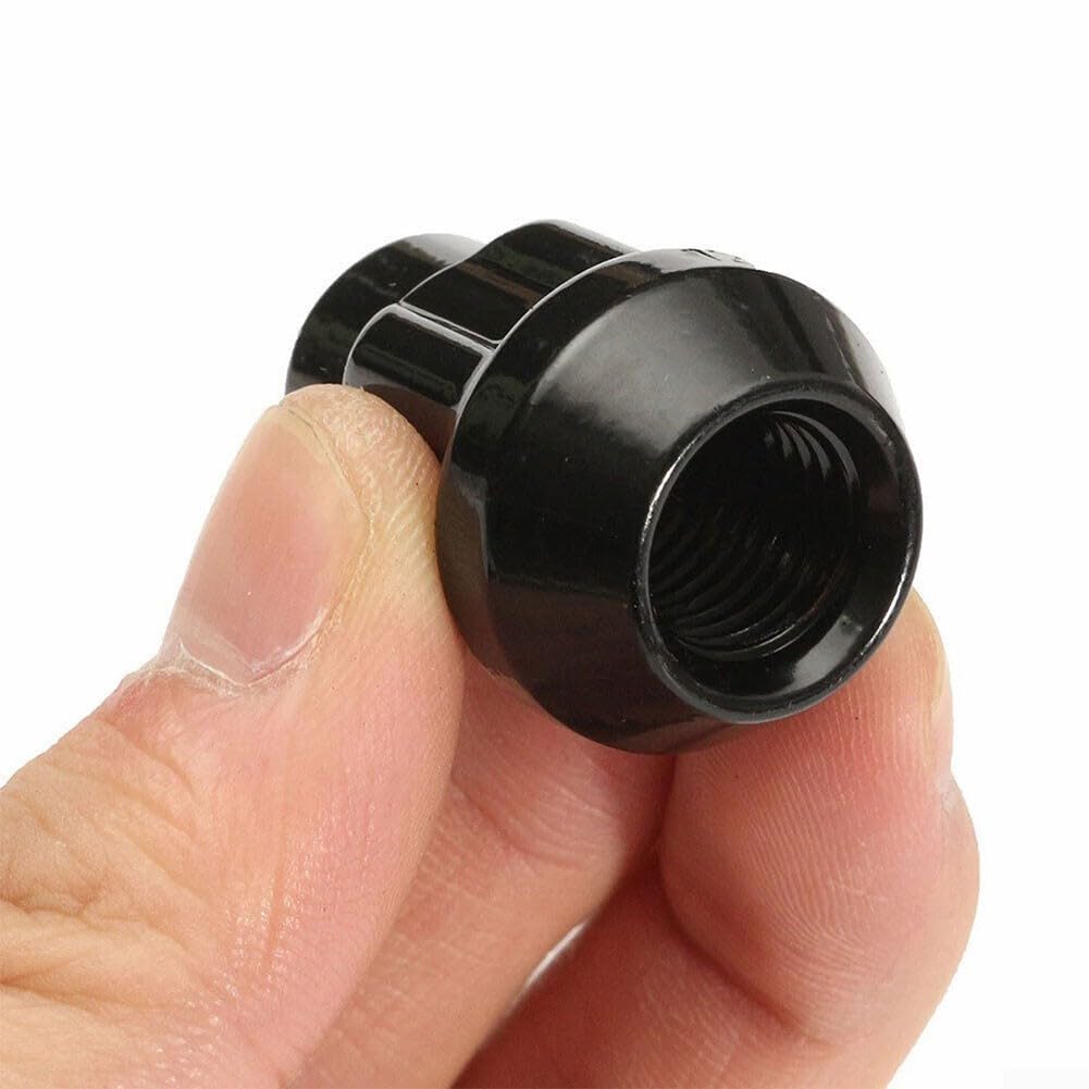 24 tuercas de rueda para Toyota Land Cruiser para Prado y para modelos Ford que confirman la compatibilidad a través de rosca de 12 x 1.25 y tipo de asiento