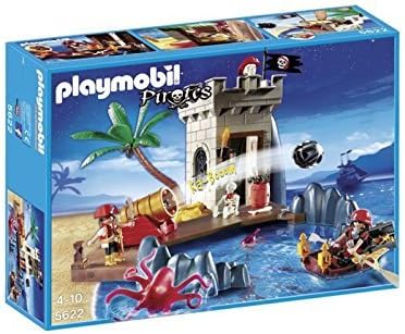 Exclusive Playmobil 5622 Pirates Hideout with Canon Ande Watch Tower - Rare by Geobra