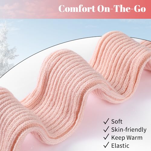 Image of Passionbility Leg Warmers for Women - Leg Warmers 80s Ribbed Knitted Long Socks for Party Sports