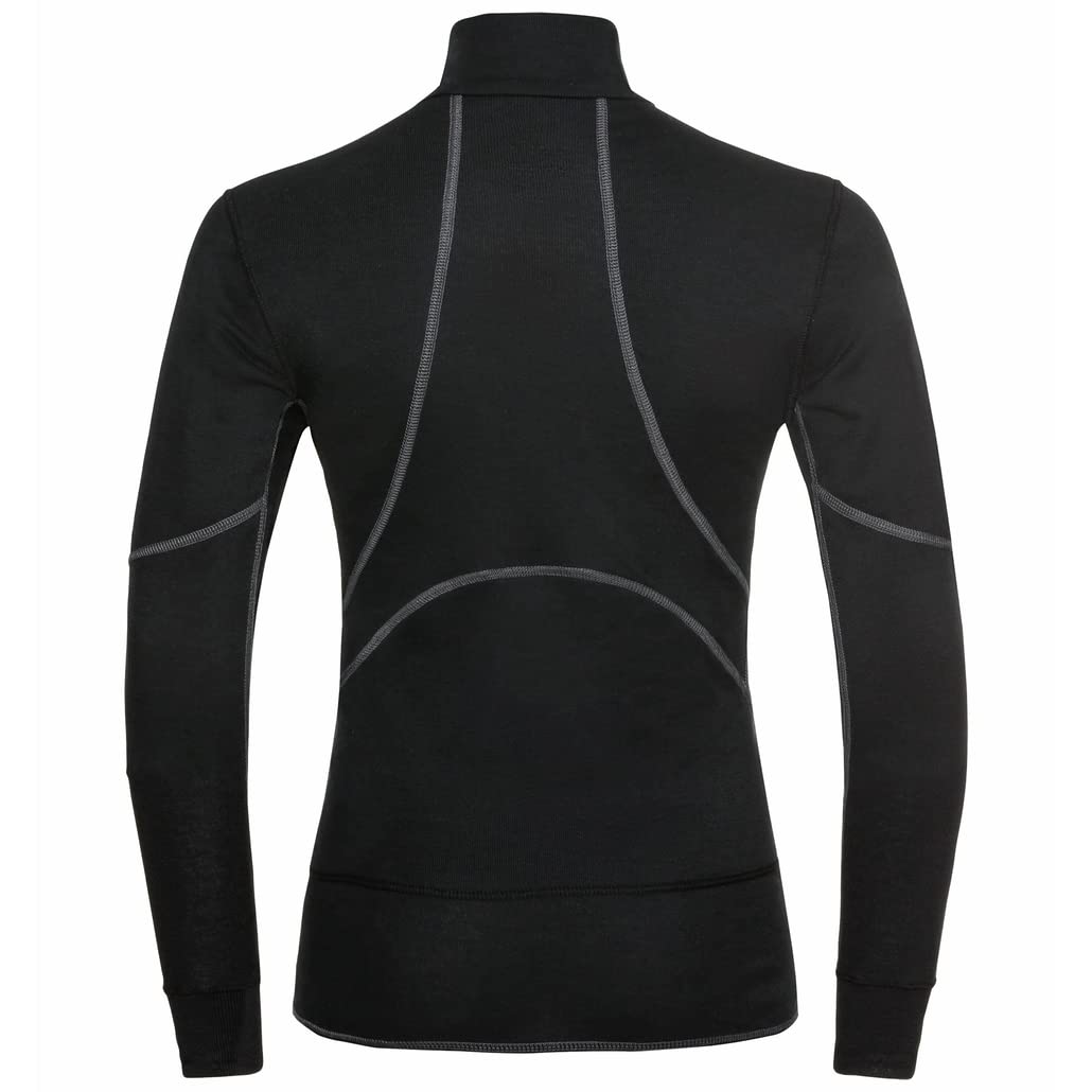 Odlo Donna Maglia Funzionale a Maniche Lunghe con Zip Active X-Warm Eco