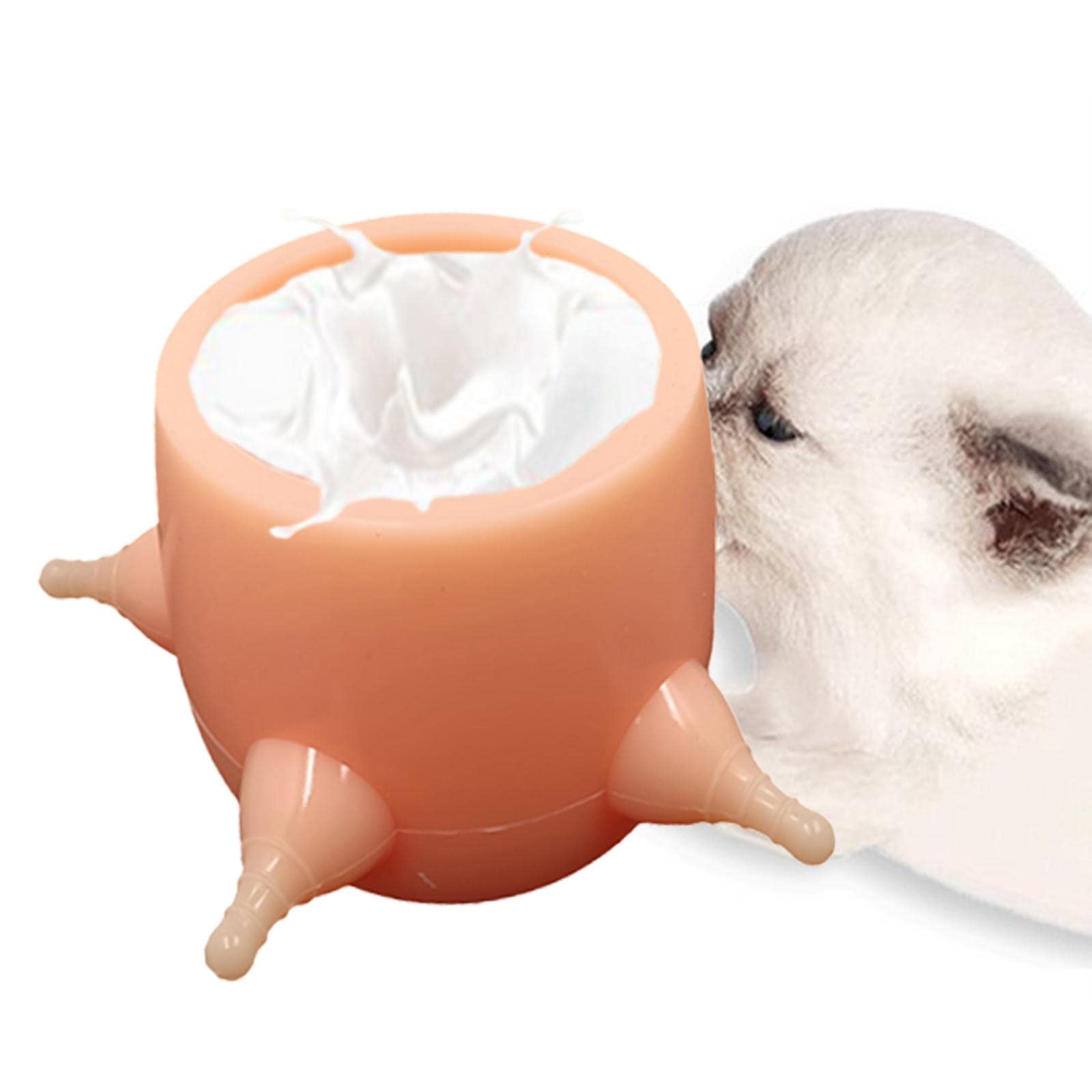 Silikon-Futterspender für Welpen, Milchschalen, Multi-Nippel, flexibles Stillzubehör, Nr. 1