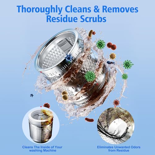 uskich washing machine cleaner descaler 40 pack-deep cleaning tablets for he front loader amp top load washerwasher machine cleaning tablets clean inside drum and laundry tub sealseptic safe