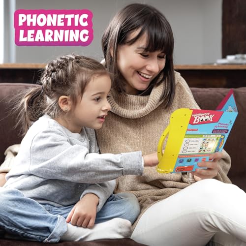 ToyMagic Intelligence Phonetic Learning E-Book|Activity With Alphabet,Numbers,Shapes,Animals,Nursery Rhyme|Birthday Gift|Interactive Musical Toy Book For Kids 3+|Improve Thinking Ability|Made In India - Image 2 thumbnail