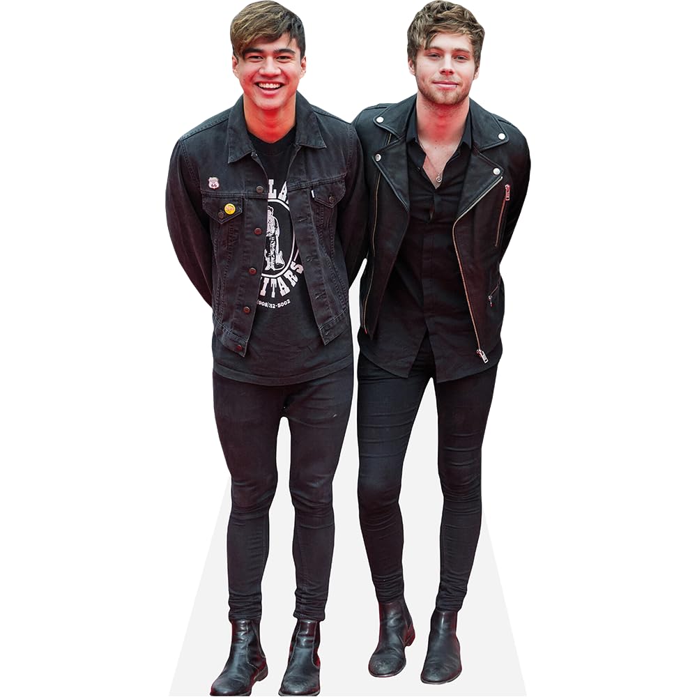 Celebrity Cutouts Lifelike Calum Hood And Luke Hemmings (Duo) Mini Celebrity Cutout