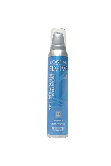LOREAL PARIS ELVIVE STYLISTE EXTRA VOLUME FIRM CONTROL MOUSSE 200 mL