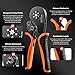 Ferrule Crimping Tool kit AWG30-5 Self-Adjusting Wire Ferrule Crimper Set with 1800PCS Wire End Ferrule Terminals