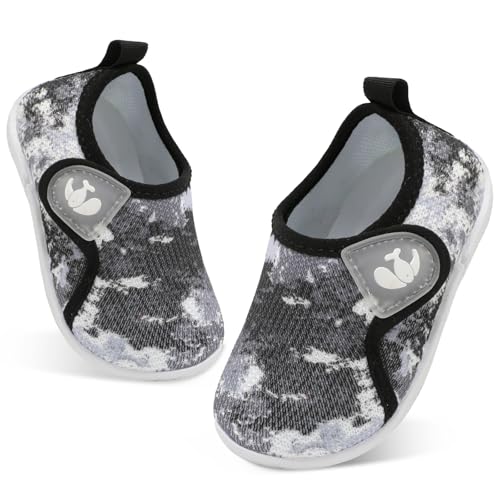 Image of FEETCITY Kids Sneakers Toddler Shoes Boys Girls Breathable Baby Walking Shoes Lightweight Fashion Casual Sports Running Sneakers, Blackcamo