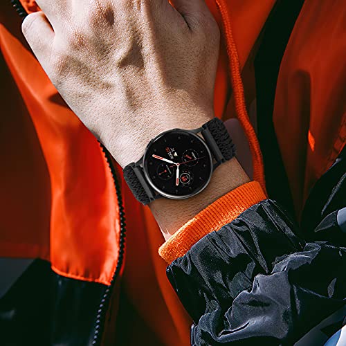 5 Pack Stretchy Nylon Watch Bands Compatible With Samsung Galaxy Watch Active 2 Bands 40Mm 44Mm/Active 40Mm/Galaxy Watch 3 41Mm/Galaxy Watch 42Mm/Gear S2/Galaxy Watch 4/Galaxy Watch 5 Fabric 20Mm Wristband Wh #TOP5