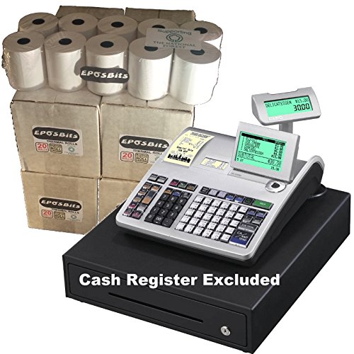 Marque rouleaux de Casio SE-S3000 ses3000 ses se s S3000 3000 Caisse enregistreuse ? 80 rouleaux