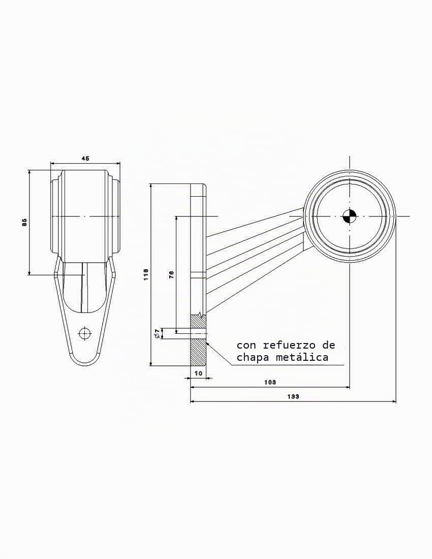 Kit Luz Trasera LED 6 Funciones para Remolque, Trailer, Caravana, Vehículo Agricola, Camión – Posición, Freno, Intermitente, Marcha Atrás, Antiniebla – Homologado E9