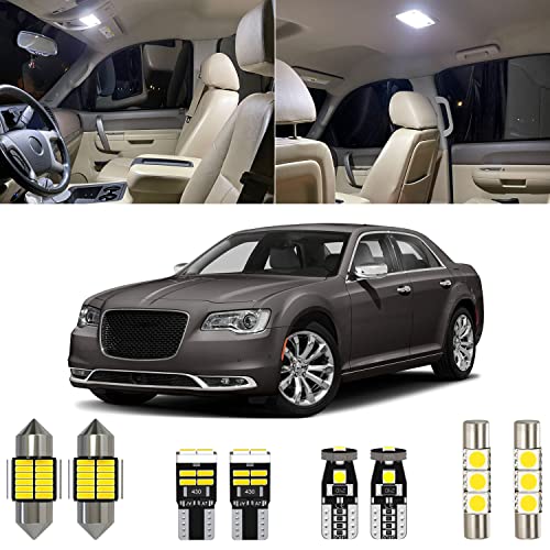 Kit de luces LED interior blanco para Chrysler 300 miniatura 1
