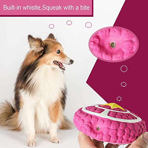 Image of EETOYS Petlicious and More Dog Latex Squeaky Pie Toy (Medium)