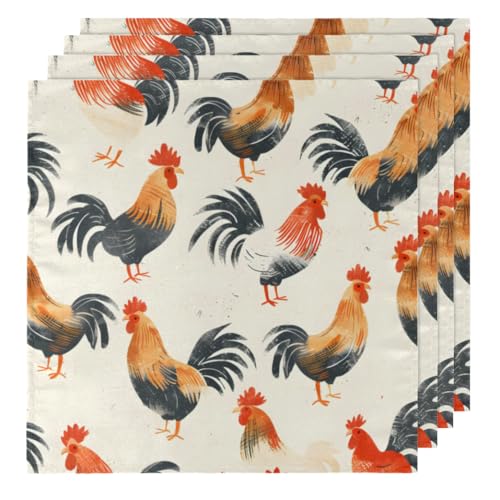 Servilletas de Tela Reutilizables 20x20 Pulgadas Pack x4 miniatura 1