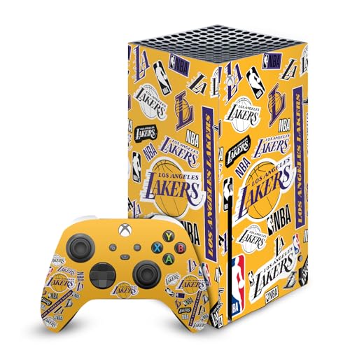 Sticker Los Angeles Lakers Xbox Series X : sublimez votre espace gaming avec ce collage NBA