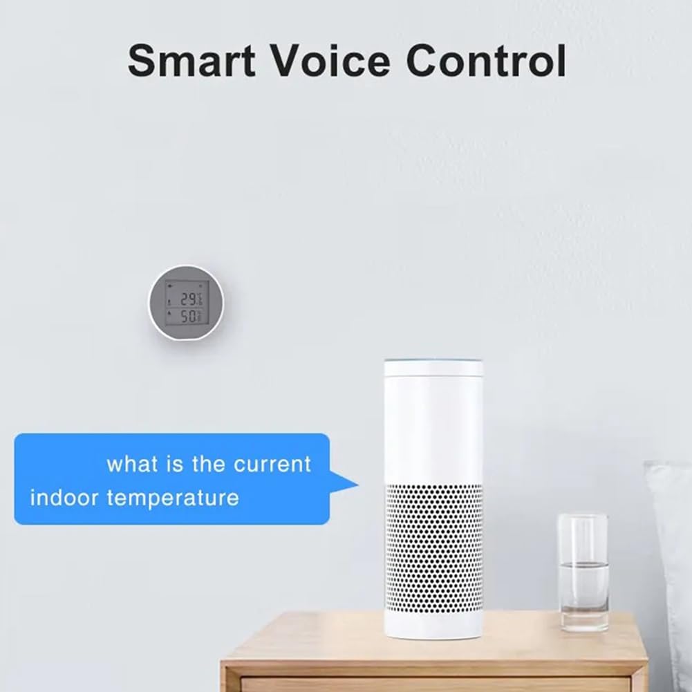 Tuya Wifi Capteur de Température et D'Humidité Hygromètre D'Intérieur Détecteur de Thermomètre Application Smart Life Alimenté par Batterie ou USB