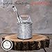 Autumn Alley Farmhouse Toothbrush Holders for Bathrooms - Rustic Galvanized Tooth Brush Holder - Farmhouse Bathroom Accessories Country Decor, Toothpaste & Electric Kids Toothbrush Compartment, Grey