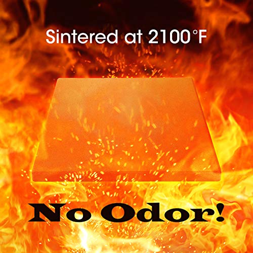 Unicook Pizza Stone 15 Inch, Premium Baking Stone For Oven Grill, Square Cordierite Bread Stone, Thermal Shock Resistant Pizza Pan For Baking Crisp Crust Pizza, Bread And More, Includes Scraper #TOP2