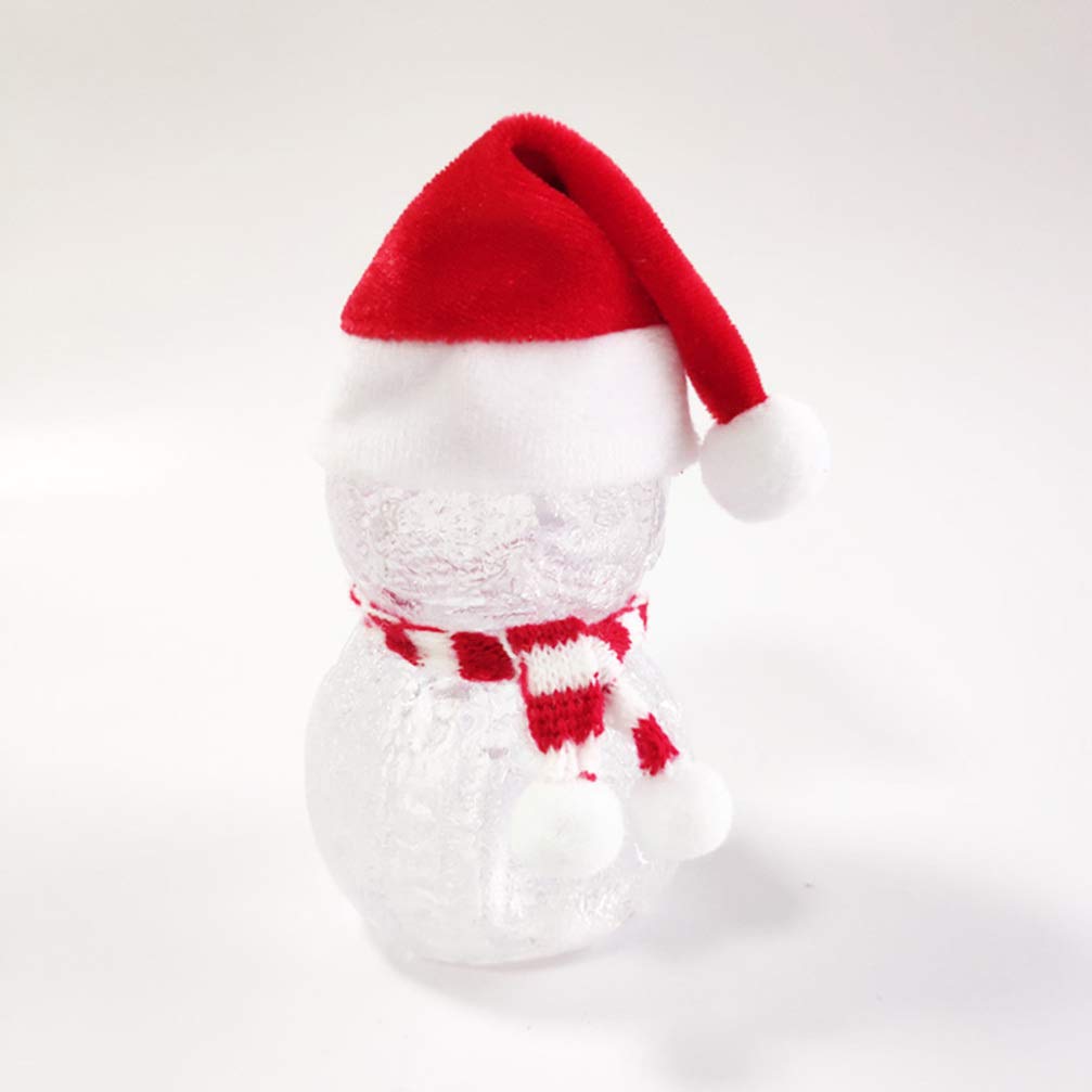 5pcs Red White Stripe Knitted Scarves Christmas Pet Scarf Xmas Tree Hanging Ornaments Mini Christmas Knit Scarf Mini Christmas Scarf DIY Crafts Doll Supplies Small Scarf Winter