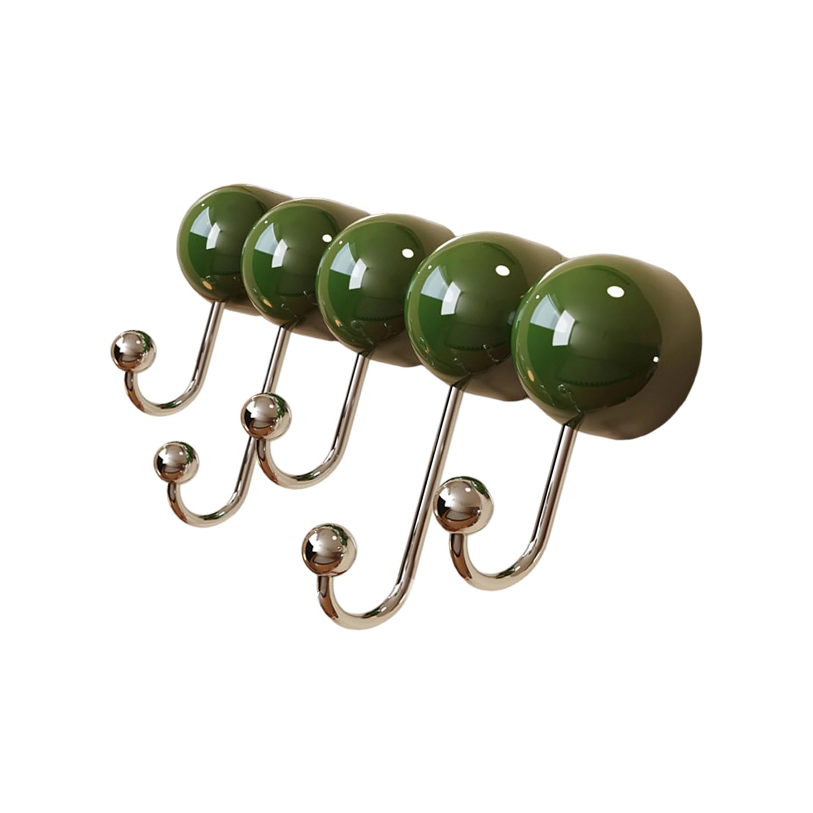 Hsioluted Green Suction Cup Wall Hook For Strong Adhesion Ideal For Hanging Clothes Towels And Bags Home Organization Hook