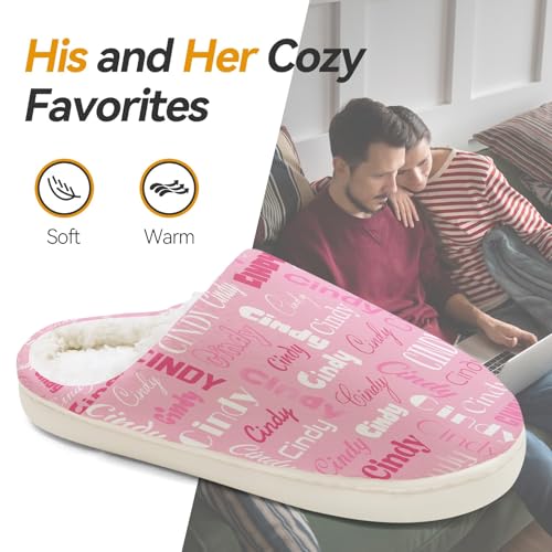 Custom Slippers Photo & Text for Dog Cat Mom Dad, Personalized Photo House Slippers for Women Man, Unique Gift for Pet Owners4