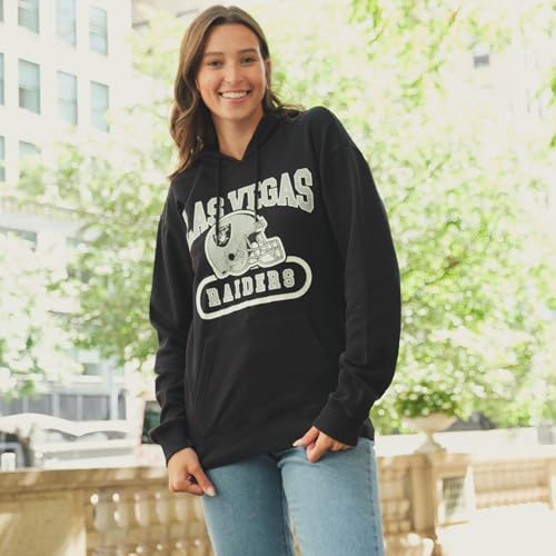 Ultra Game NFL Womens Super Soft Supreme Pullover Hoodie Sweatshirt, Las Vegas Raiders, Team Color, Small - Image 5
