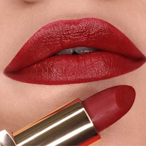 Image of Iba Festive Red Long Stay Matte Combo Pack of 6 - Red Shade - M08 BurgundyRed | M07Red Velvet | M10Red Brick For Women Highly Pigmented