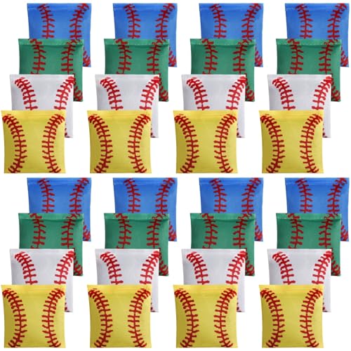 Dyrfolm 32 Pack Bean Bags,Small Bean Bags for Kids,Mini Colorful Cornhole Bean Bags,Small Bean Bags for Kids Tossing Game,Children Family Adults Outdoor Yard Games, 2.36 x 2.36 Inch