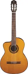 VIOLAO TAKAMINE NYLON ELETRICO GC1CE LH NATURAL CANHOTO