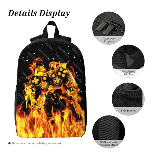 Backpack for Boys School Game Boys Backpack For Kids Children Teens Elementary Ages 8-10 3pcs2